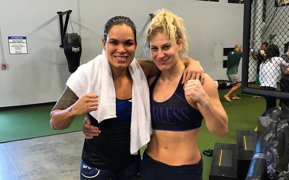 Amanda Nunes e Kayla já foram companheiras de equipe antes do UFC (Foto: Reprodução Instagram kaylaharrison)