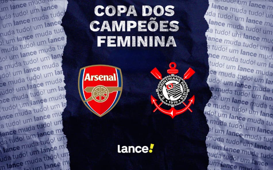 Arsenal e Corinthians duelam pela final do Mundial Feminino.
