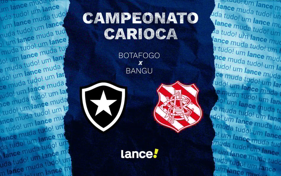 Botafogo e Bangu se enfrentam pelo Campeonato Carioca (Foto: Lance!)