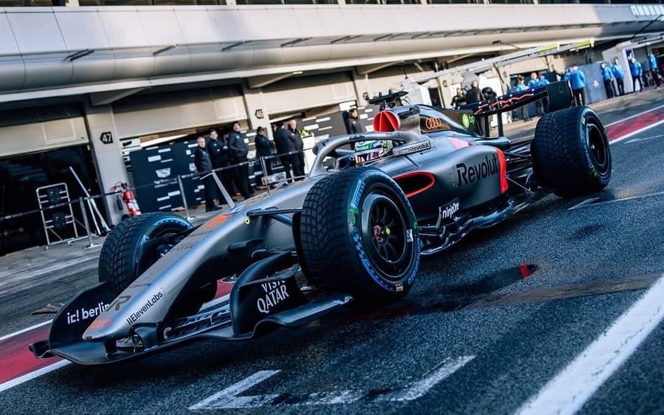 Bortoleto em shakedown da F1 2026 (Foto: Reprodução/ X)