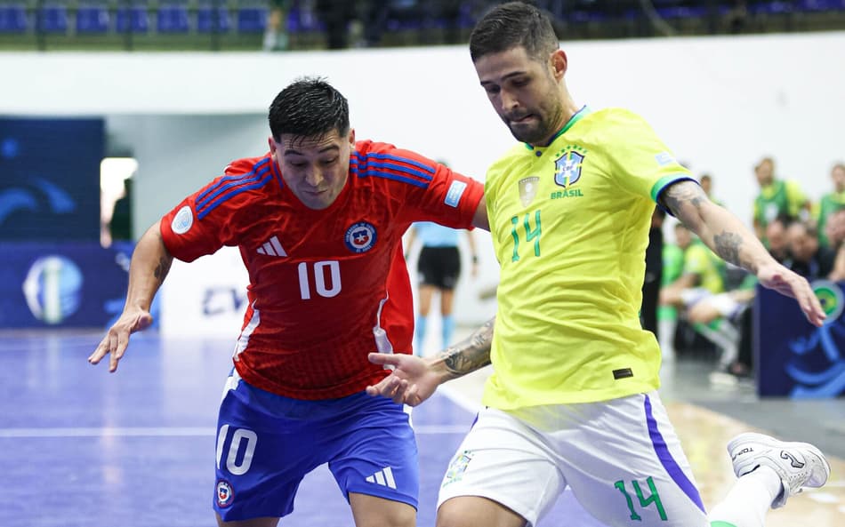 Brasil derrotou o Chile na Copa América de futsal (Foto: Rene Mendez / Staff Images / CB)