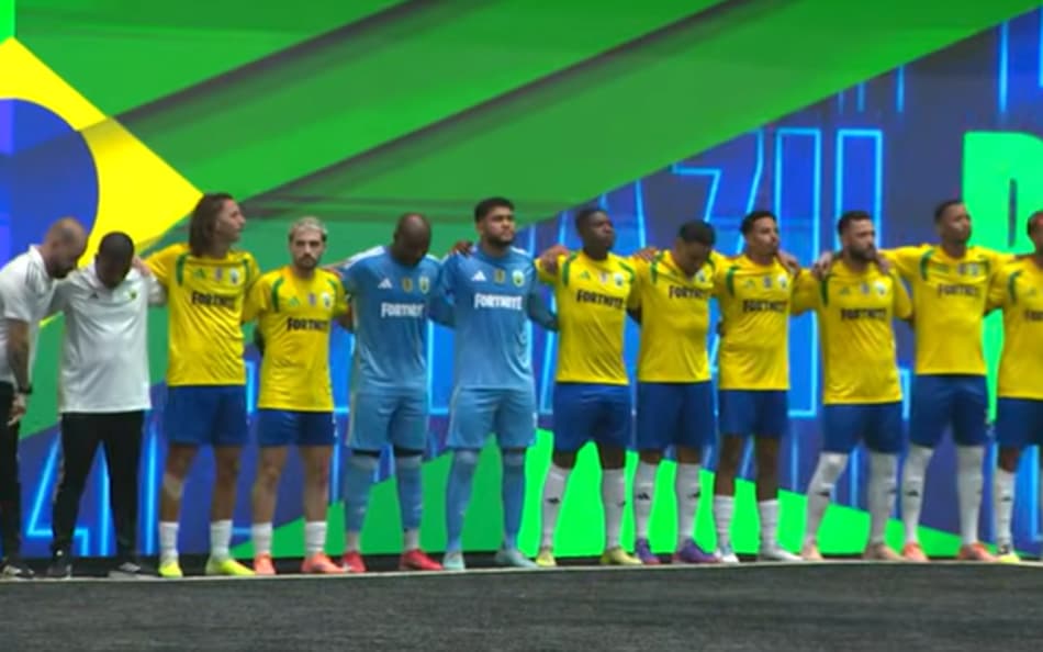 Seleção brasileira antes da estreia na Kings World Cup