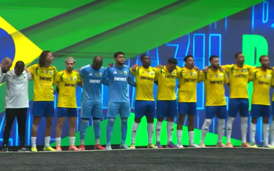 Seleção brasileira antes da estreia na Kings World Cup