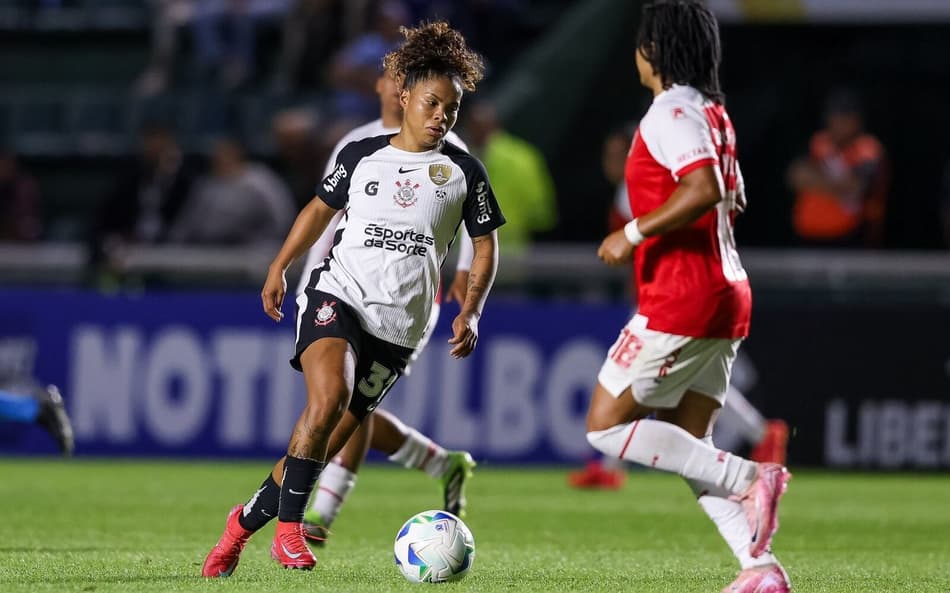 Day Rodríguez durante Corinthians x Santa Fe, pela Libertadores Feminina, (Foto: Staff Images Woman/Conmebol)
