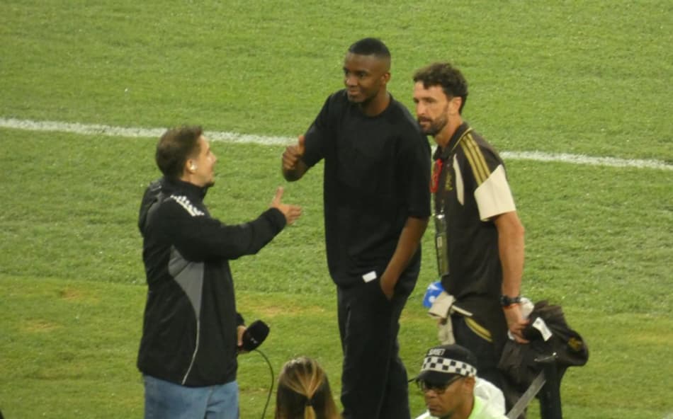 Andrew, do Flamengo, no Maracanã (Foto: Lucas Bayer/Lance!)