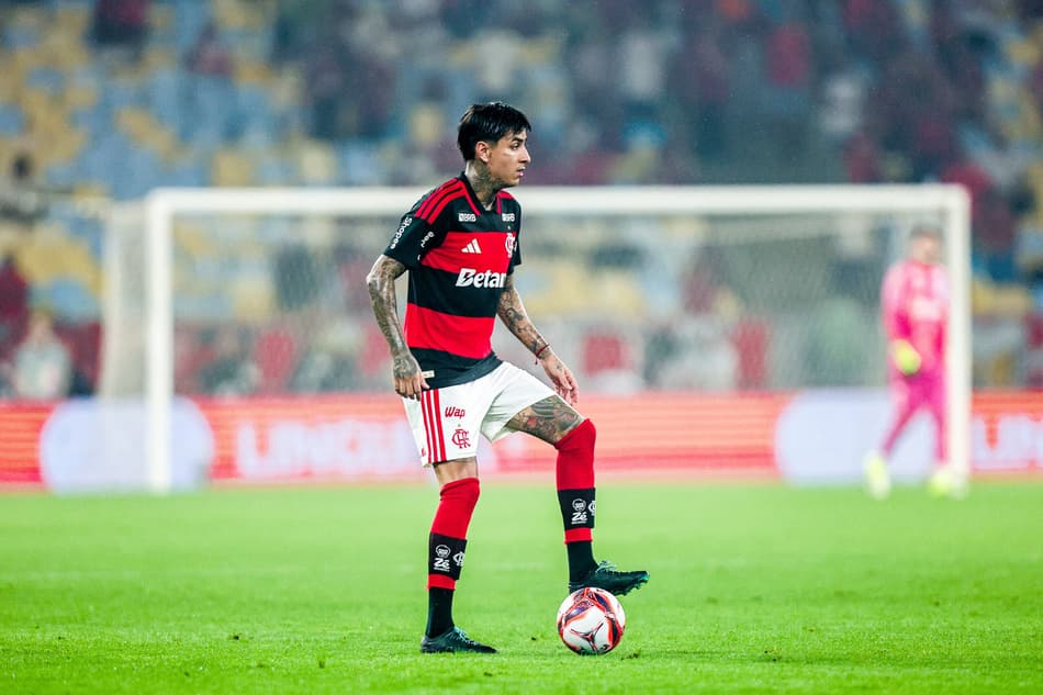 Pulgar durante Flamengo x Vasco (Foto: Adriano Fontes/Flamengo)