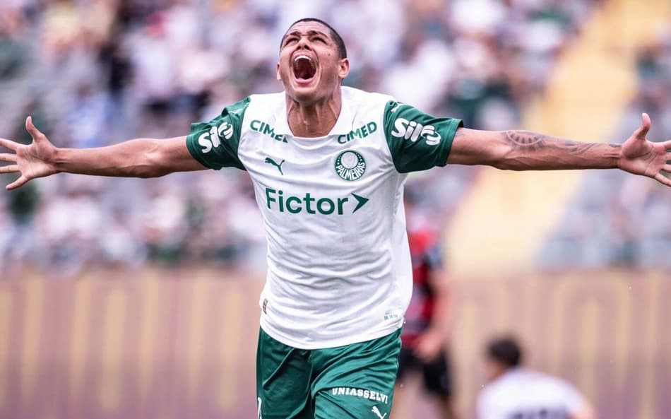 Juliano Viana, atacante do sub-20 da base do Palmeiras