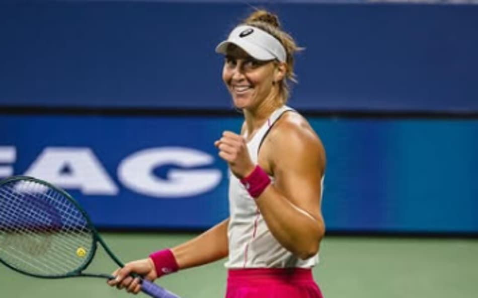 Bia Haddad em um dos triunfos no US Open de 2025 (Reprodução)