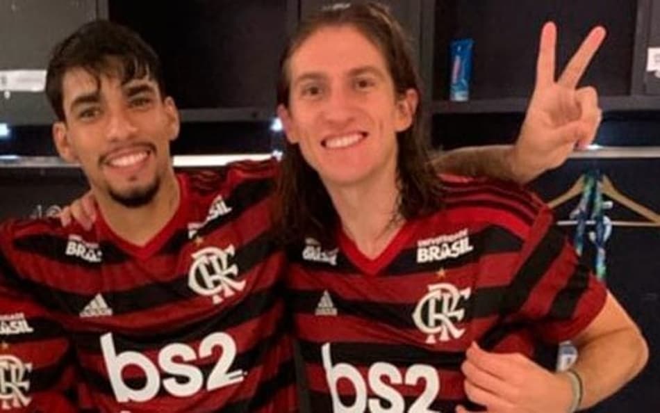 Paquetá, Dani Alves e Filipe Luís - Flamengo