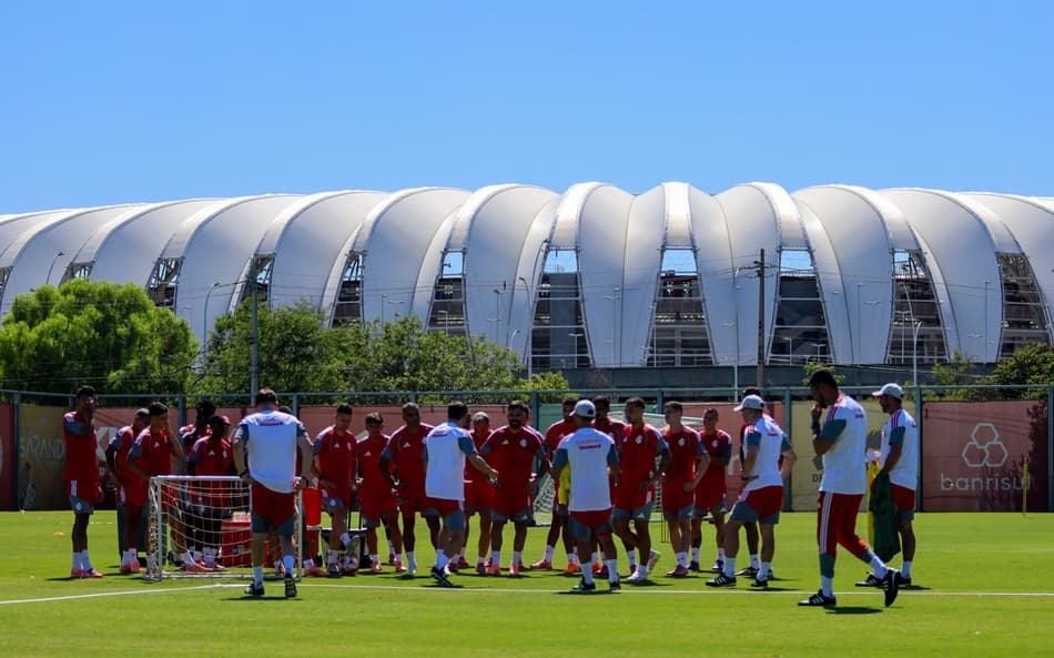 Treino do Internacional na pré-temporada de 2026