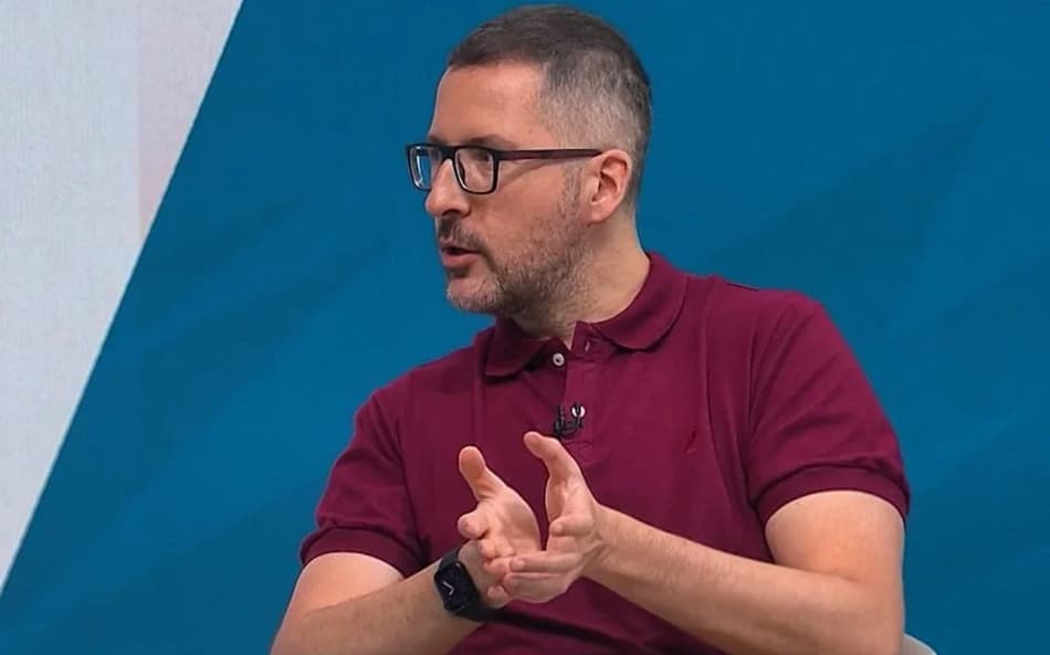 Alexandre Lozetti, comentarista da Globo (Foto: Reprodução Sportv)