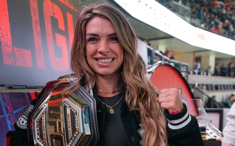 Mackenzie Dern é a atual campeã peso palha do UFC (Foto: Reprodução Twitter UFC)