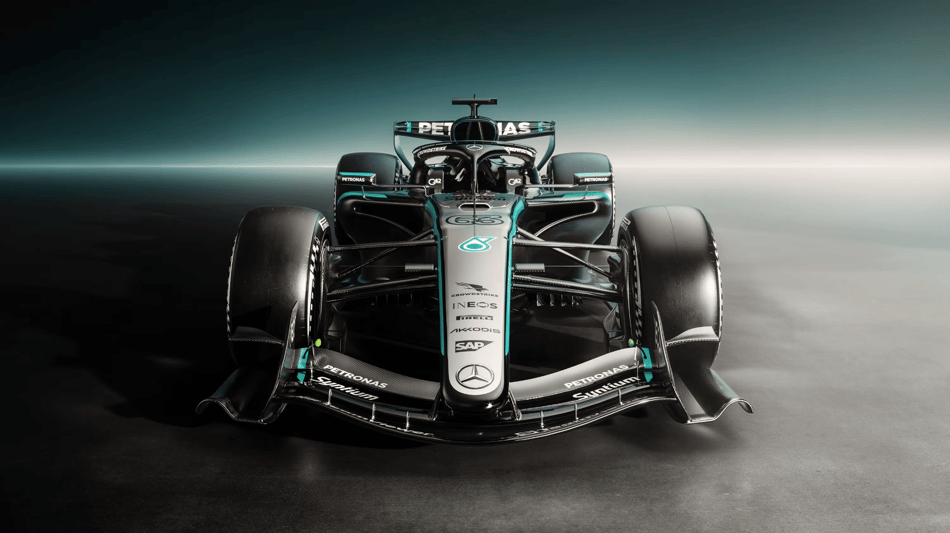 Novo carro da Mercedes para a F1 2026 (Foto: Divulgação)