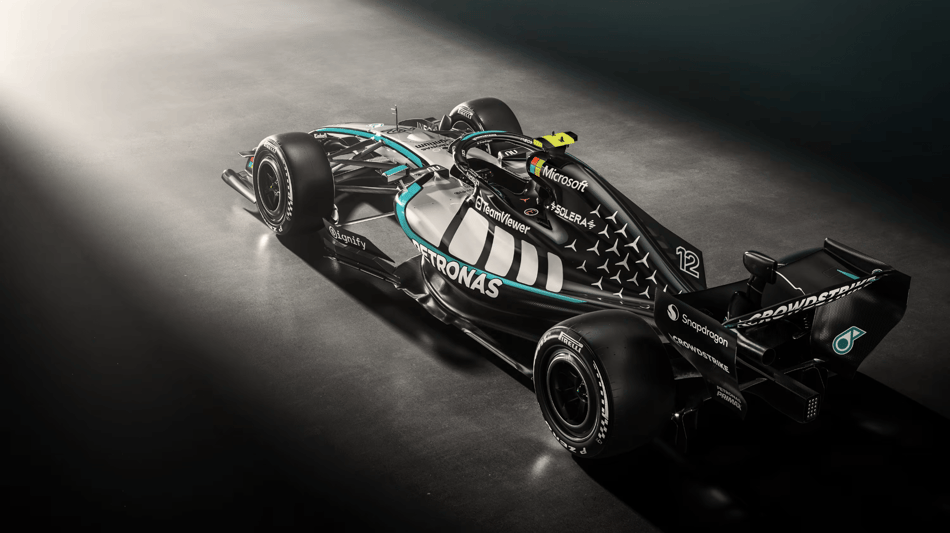 Novo carro da Mercedes para a F1 2026 (Foto: Divulgação)