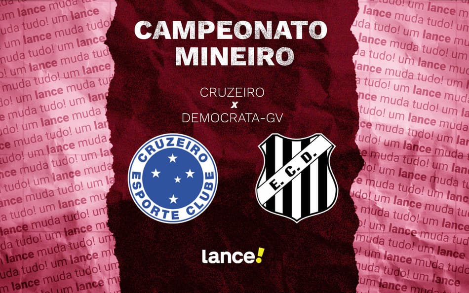 Cruzeiro x Democrata (Foto: Arte Lance!)