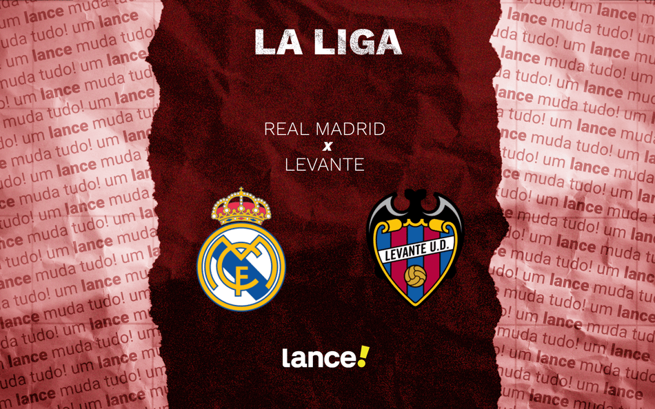 Real Madrid x Levante: onde assistir ao vivo e prováveis escalações ao jogo por La Liga