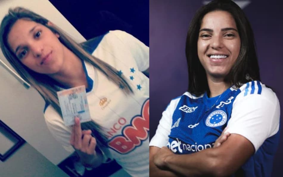 Atacante Millene realiza sonho de jogar pelo Cruzeiro: 'Time da minha família'