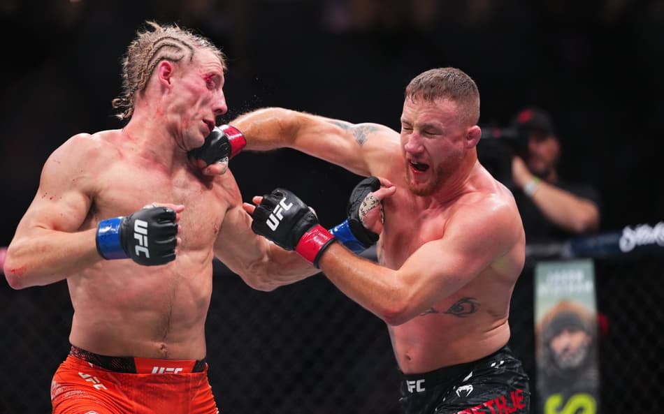 Justin Gaethje virou campeão interino do UFC (Foto: Reprodução Twitter ufc)
