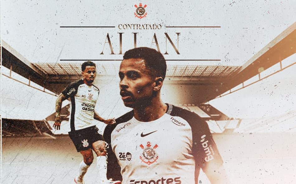Allan foi anunciado pelo Corinthians (Foto: Divulgação)
