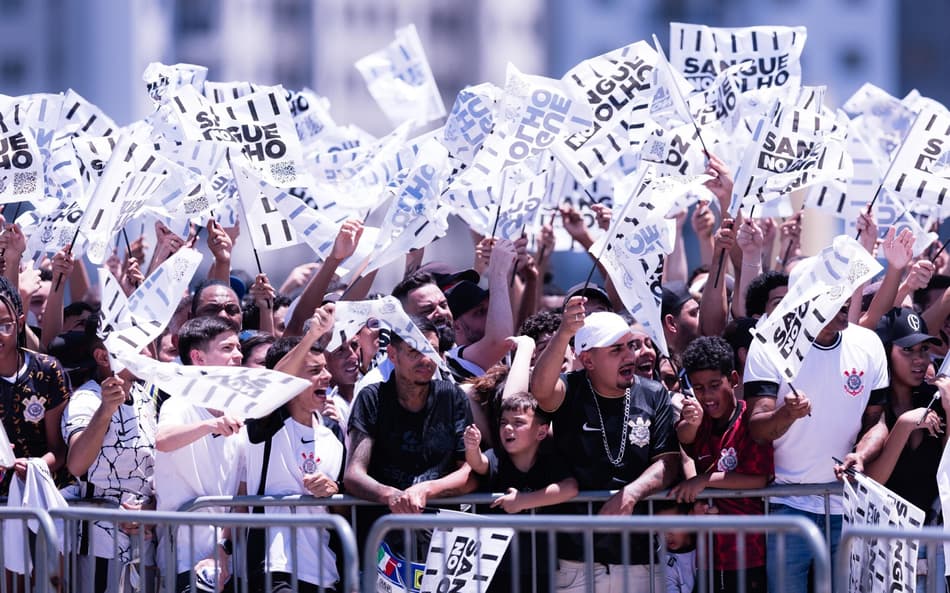 Torcida do Corinthians comemora título (Foto: Wanderson Oliveira/PXIMAGES / Gazeta Press)