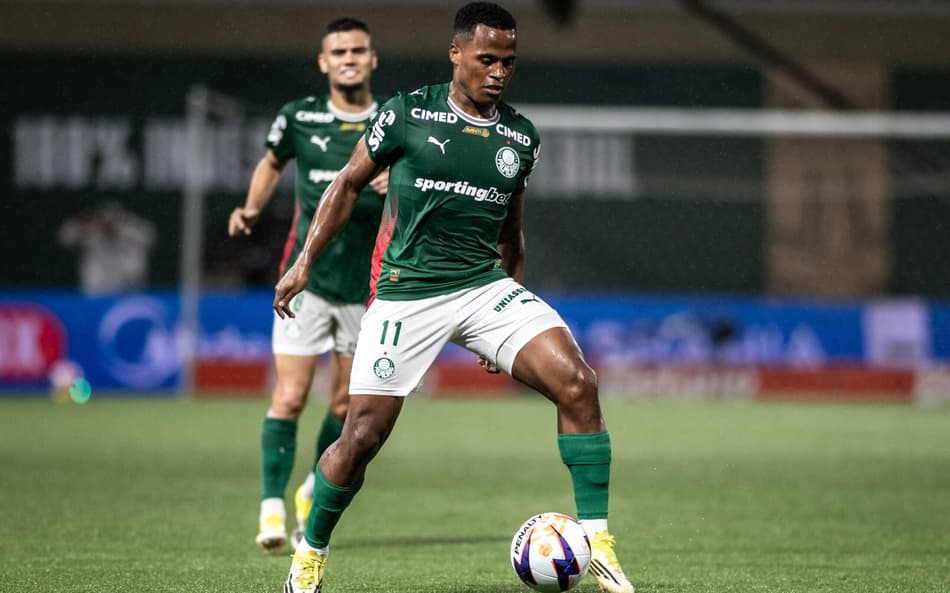John Arias fez a estreia com a camisa do Palmeiras diante do Capivariano (Foto: Guilherme Veiga/PXIMAGES)