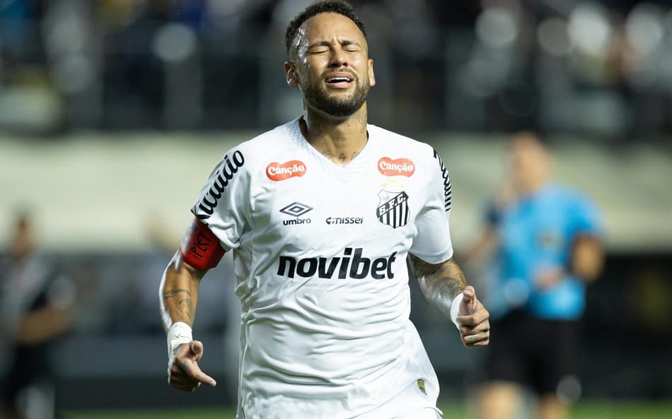 Atitude de Neymar em Santos x Vasco chama atenção: 'Claramente'