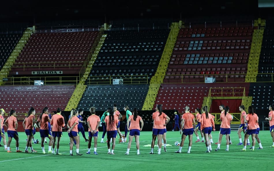 Seleção Brasileira durante treino na Costa Rica Créditos: Lívia Villas Boas/Staff Images/CBF