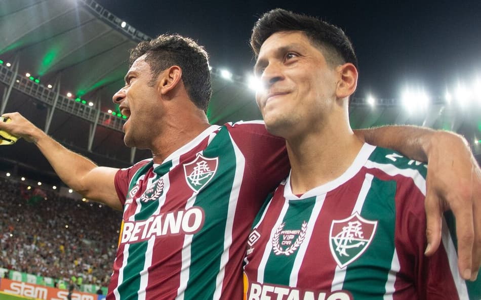 Fred e Cano juntos pelo Fluminense (Foto: Marcelo Gonçalves / Fluminense FC)