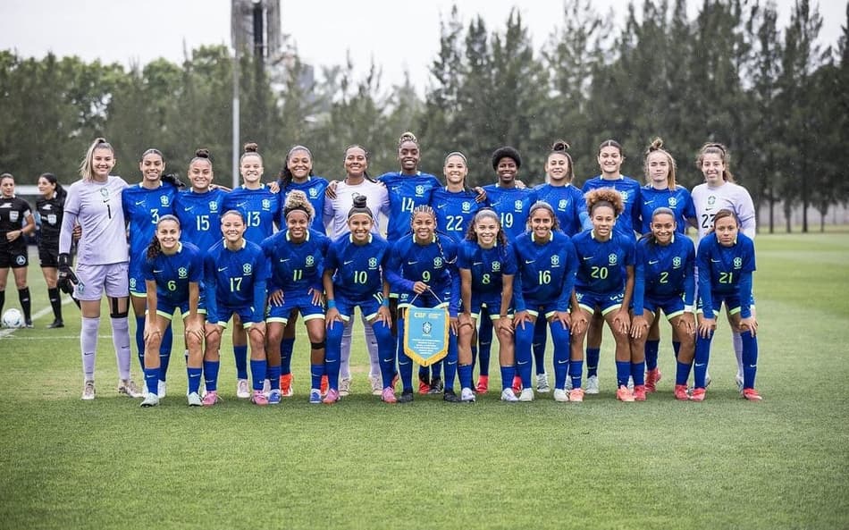 Amistoso Seleção Brasileira Feminina Sub-20 - Brasil vs Paraguai Créditos: Ramiro Cicao/ Staff Images / CBF