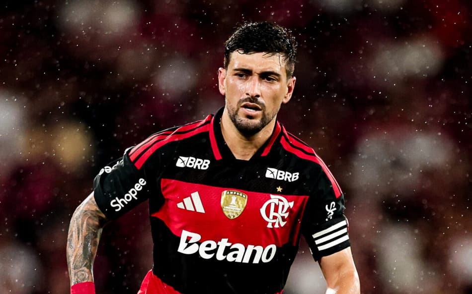 Arrascaeta durante jogo do Flamengo (Foto: Gilvan de Souza/Flamengo)