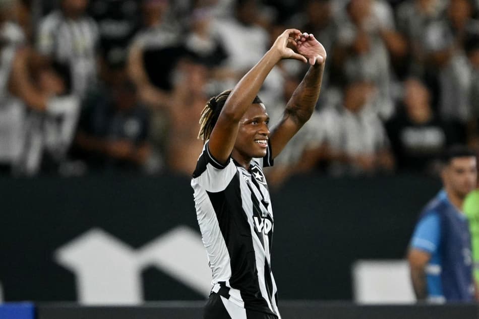 Danilo comemorando gol pelo Botafogo na Libertadores (Foto: Mauro Pimentel / AFP)