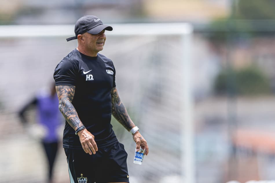 As opções de sampaoli para escalar contra o Bragantino (Foto: Pedro Souza / Atlético)