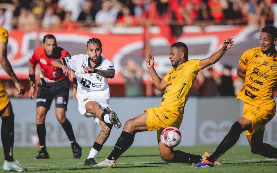 Atlético vence de virada por 3 a 1 o Pouso Alegre (Foto: Pedro Souza / Atlético)