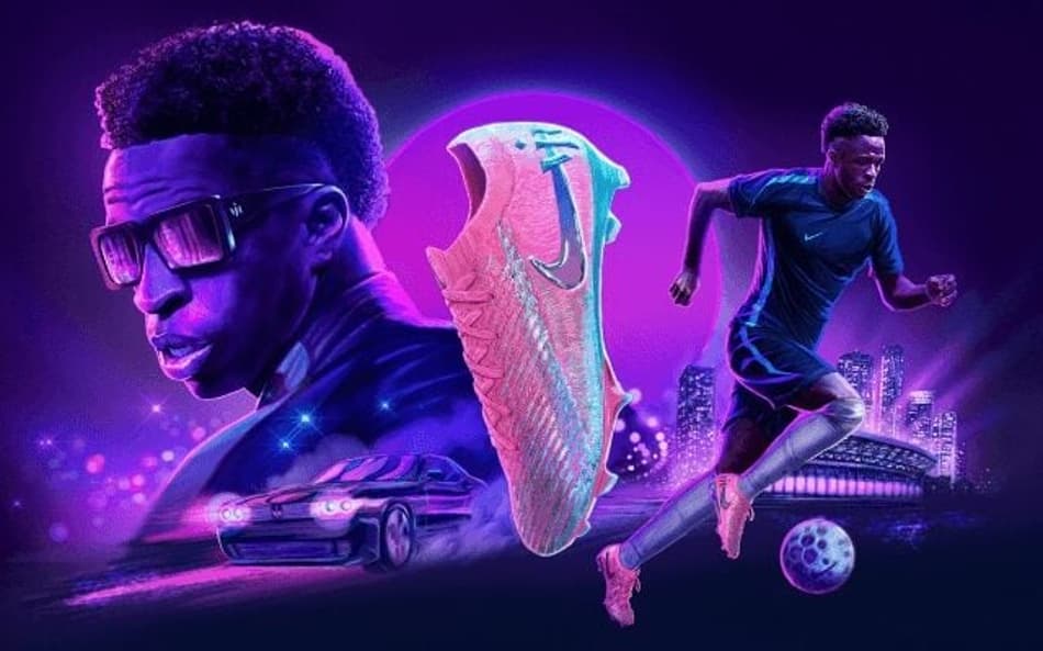 Vini Jr. estreia nova chuteira (Foto: Divulgação)