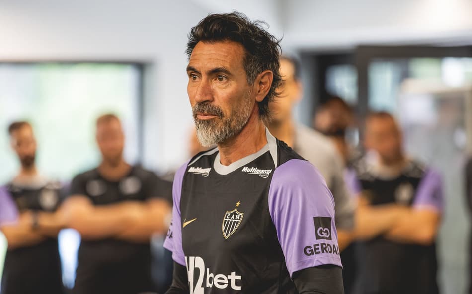 Domínguez no Galo (Foto: Pedro Souza / Atlético