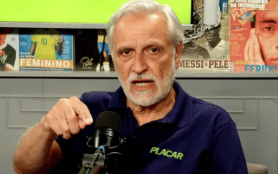 Fábio Sormani em edição do podcast Placar