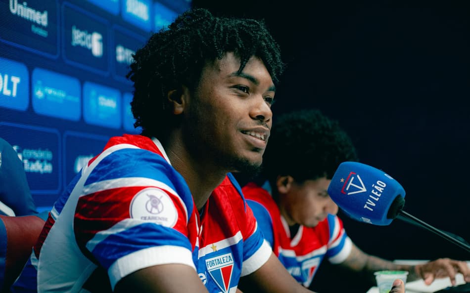 O atacante GB foi emprestado pelo Vasco ao Fortaleza (Foto: Mateus Lotif/Fortaleza EC)