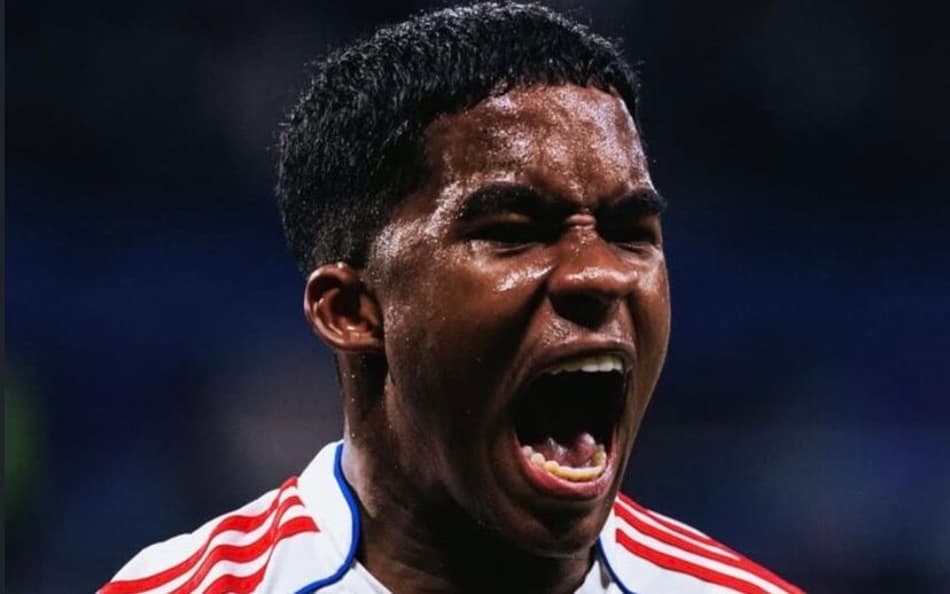 Endrick em ação pelo Lyon (Foto: Reprodução Instagram Endrick)