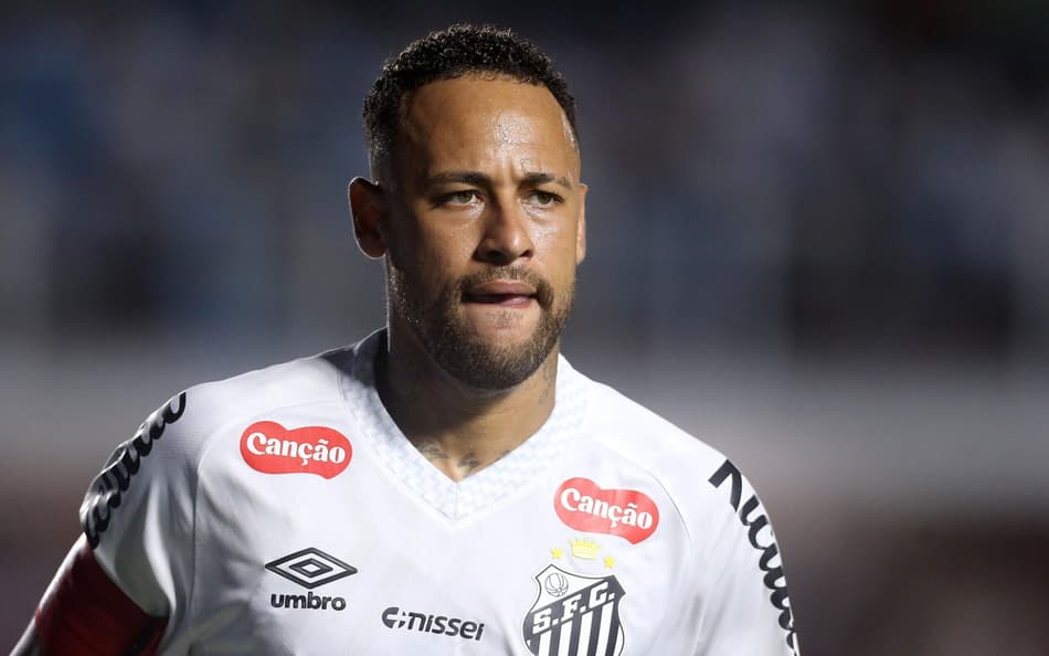 Neymar em Santos x Vello Clube