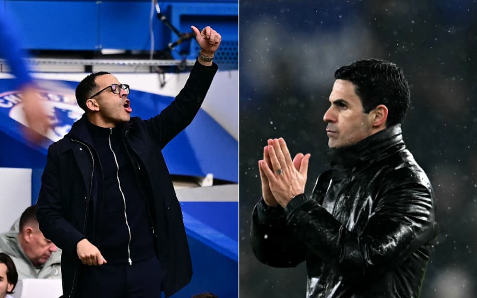 Rosenior e Arteta fazem duelo no clássico entre Arsenal e Chelsea, pela Premier League