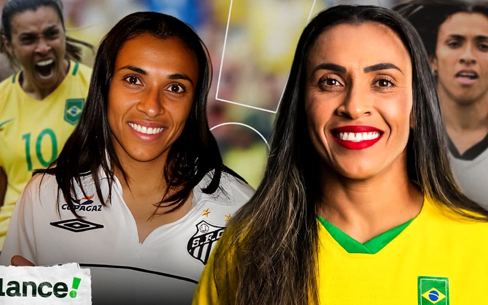 Marta completa 40 anos nesta quinta-feira (12). (Foto: Design/Lance!)