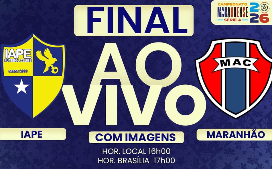 Lance!TV transmite com exclusividade a final do Campeonato Maranhense 2026 entre IAPE e Maranhão