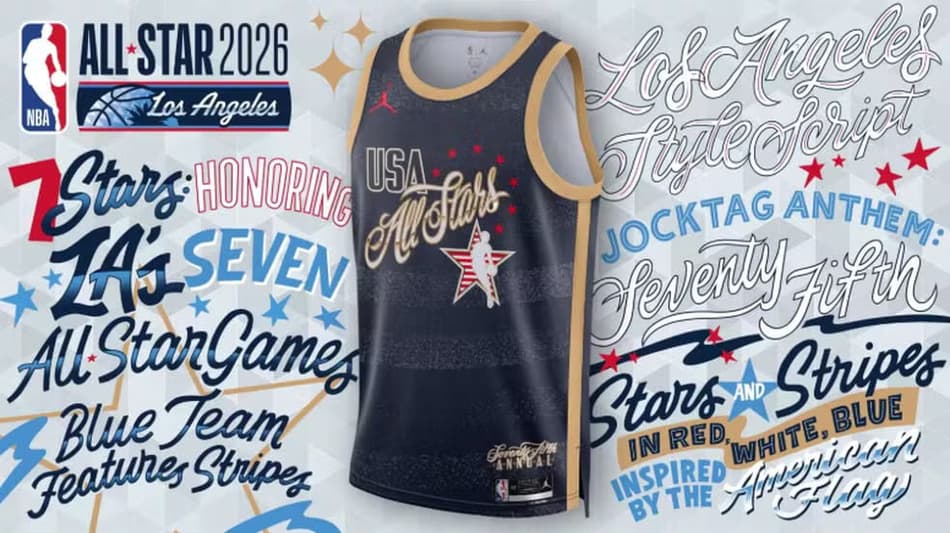 Time azul All-Star Game NBA 2026 (Foto: Divulgação/NBA)