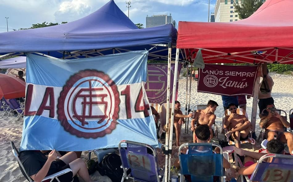 Torcida Lanús Flamengo