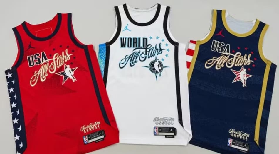 Uniformes do All-Star Game 2026 NBA (Foto: Divulgação)