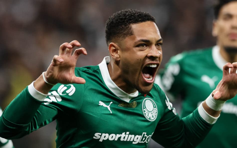 Vitor Roque, centroavante do Palmeiras Foto Cesar GrecoPalmeirasby Canon