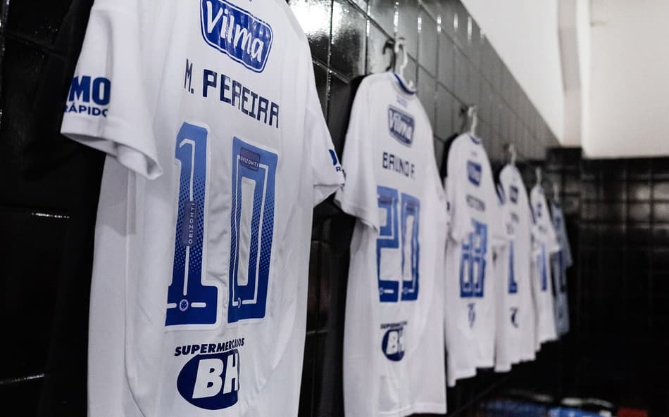 Vestiário do Cruzeiro (Foto: Gustavo Aleixo/Cruzeiro)