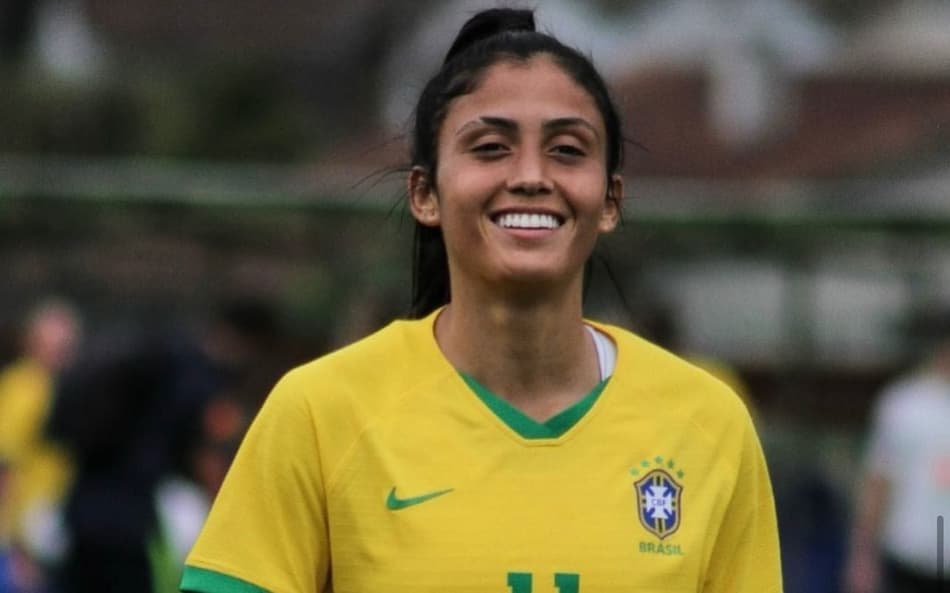 Jaque Ribeiro na Seleção Brasileira. (Foto: Divulgação)