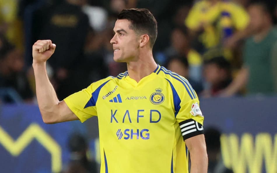 Cristiano Ronaldo em campo pelo Al-Nassr (Foto: Fayez Nureldine / AFP)