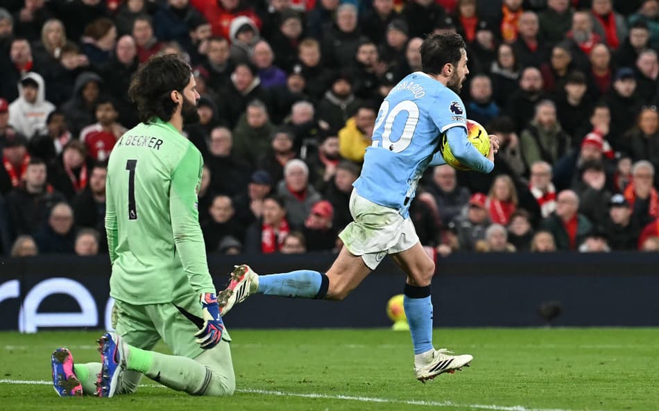 Alisson Becker - Bernardo Silva - Liverpool - Manchester City